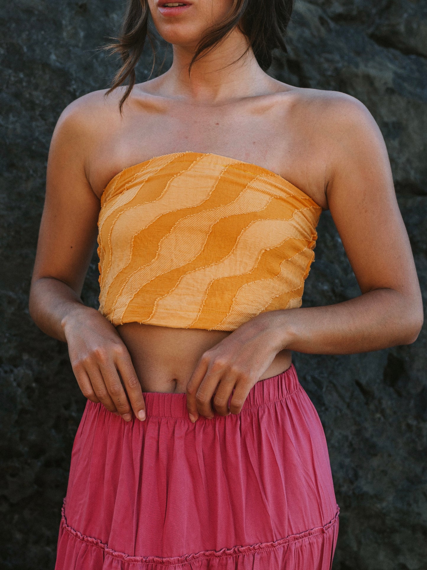 OLA TOP TANGERINE