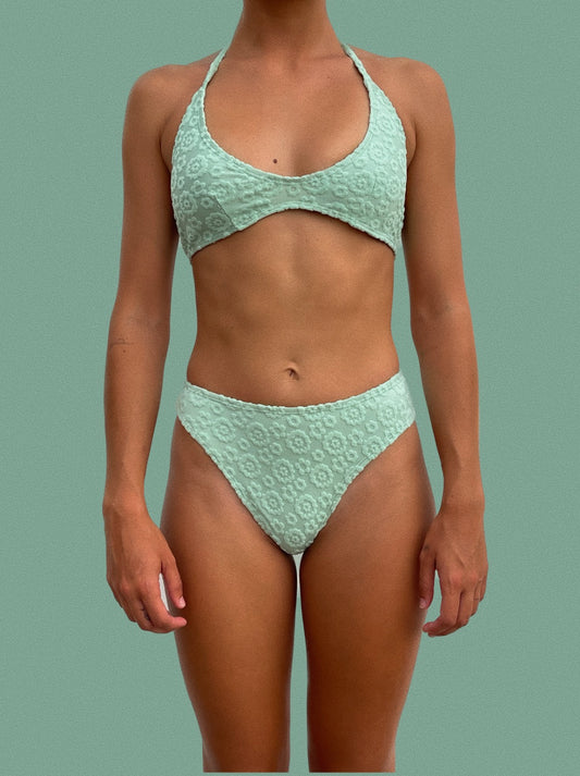 DOLPHIN FLOWER BIKINI TOP