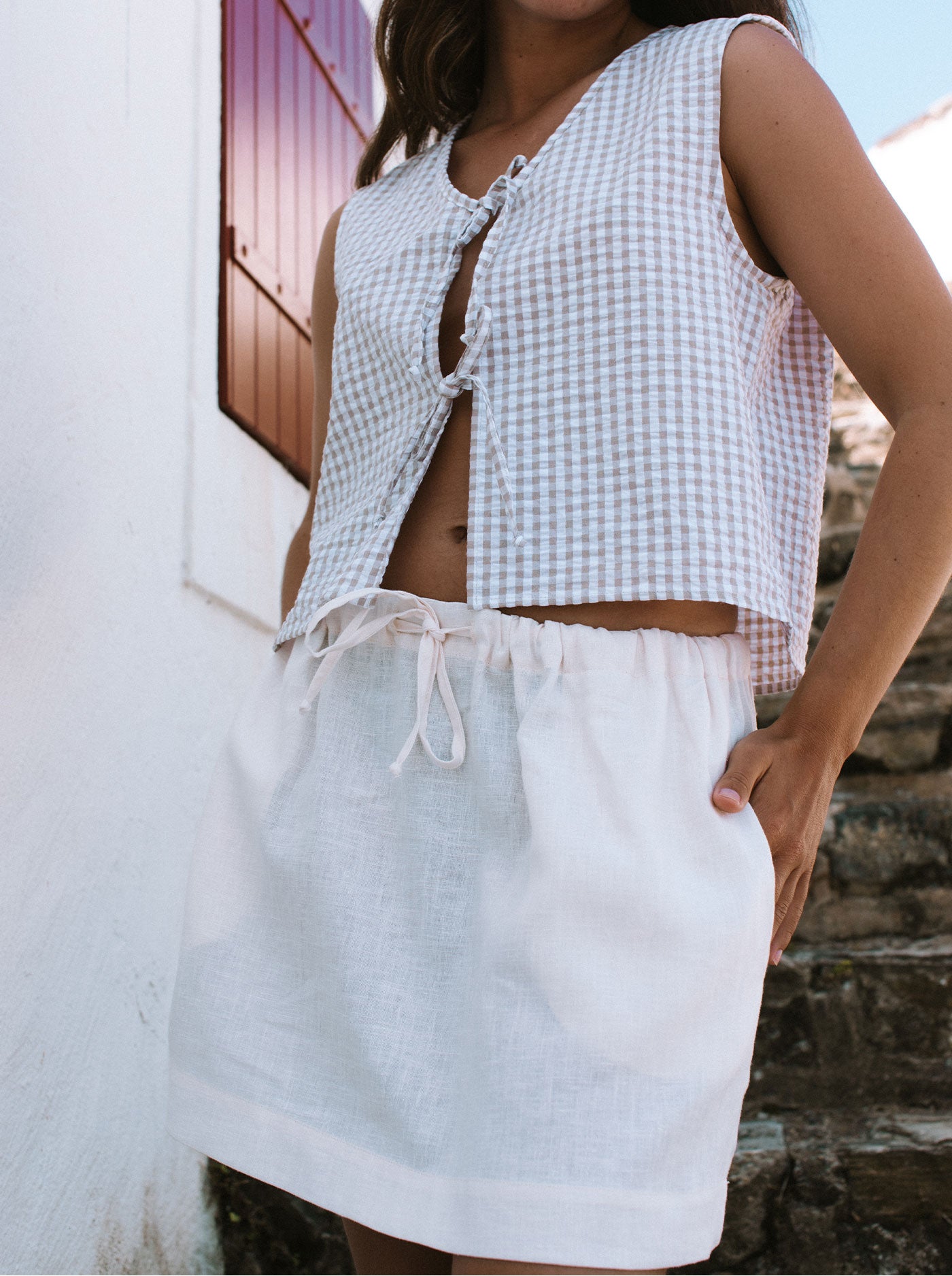 SKIRT LINEN