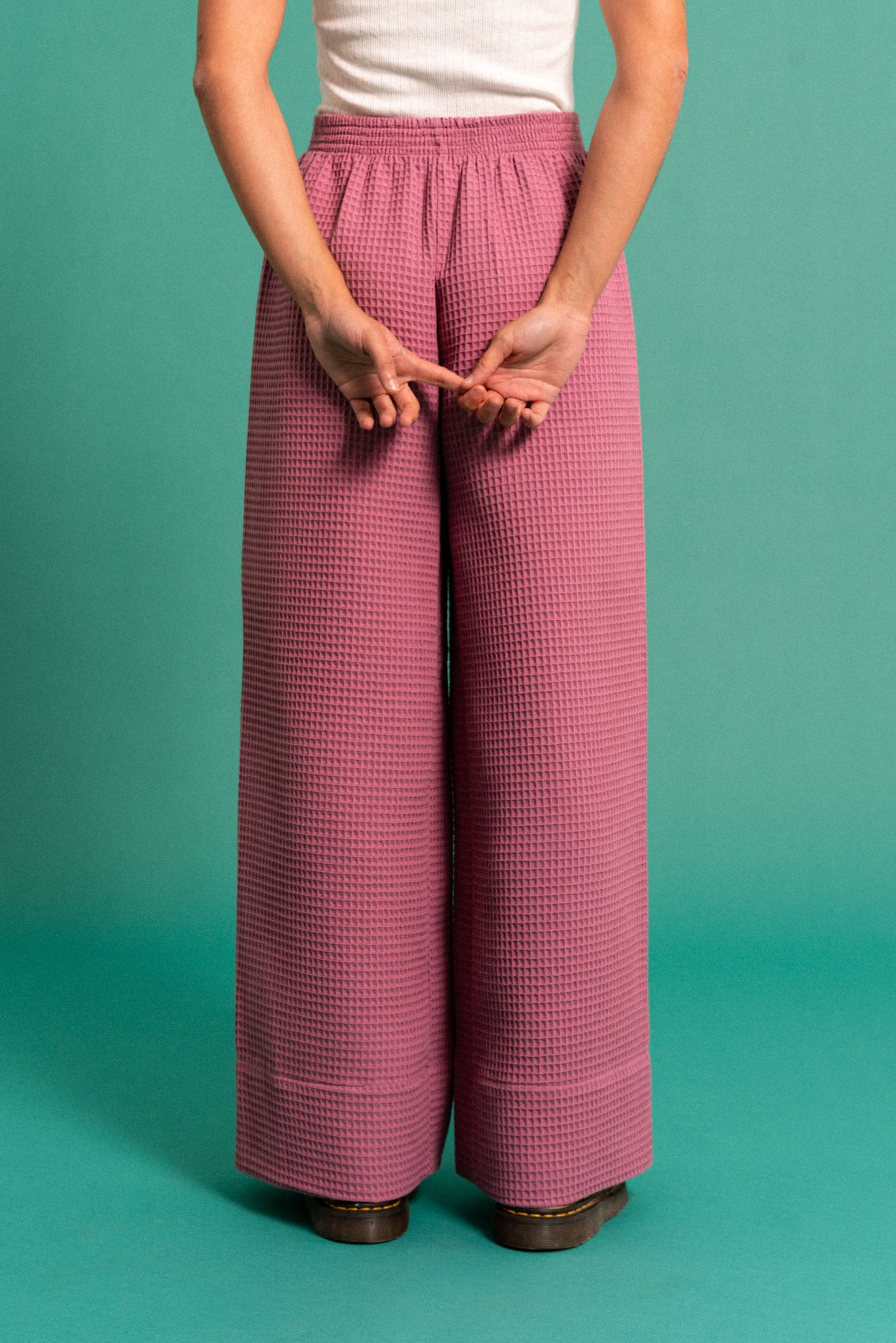 RASPBERRY WAFFLE PANT