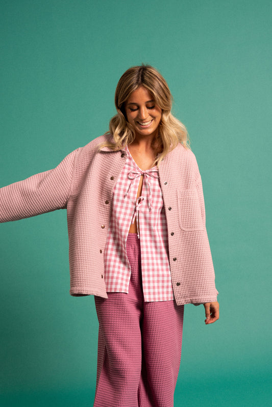 OVERSHIRT PALE PURPLE