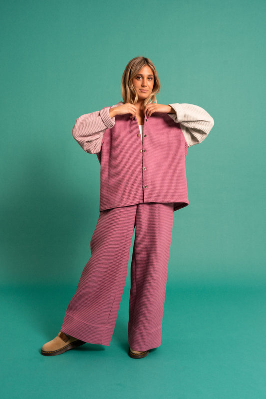 RASPBERRY WAFFLE PANT