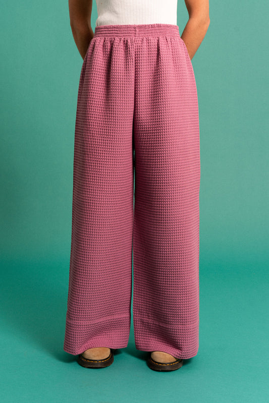 RASPBERRY WAFFLE PANT
